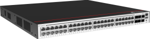 Huawei S5735-L48LPN4XE-A-V2 (48*10/100/1000/2.5GBASE-T ports(PoE+), 4*10GE SFP+ ports, 2*12GE stack ports, 360W PoE, built-in AC power)