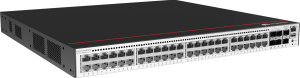 Huawei S5735-L48LPN4XE-A-V2 (48*10/100/1000/2.5GBASE-T ports(PoE+), 4*10GE SFP+ ports, 2*12GE stack ports, 360W PoE, built-in AC power)