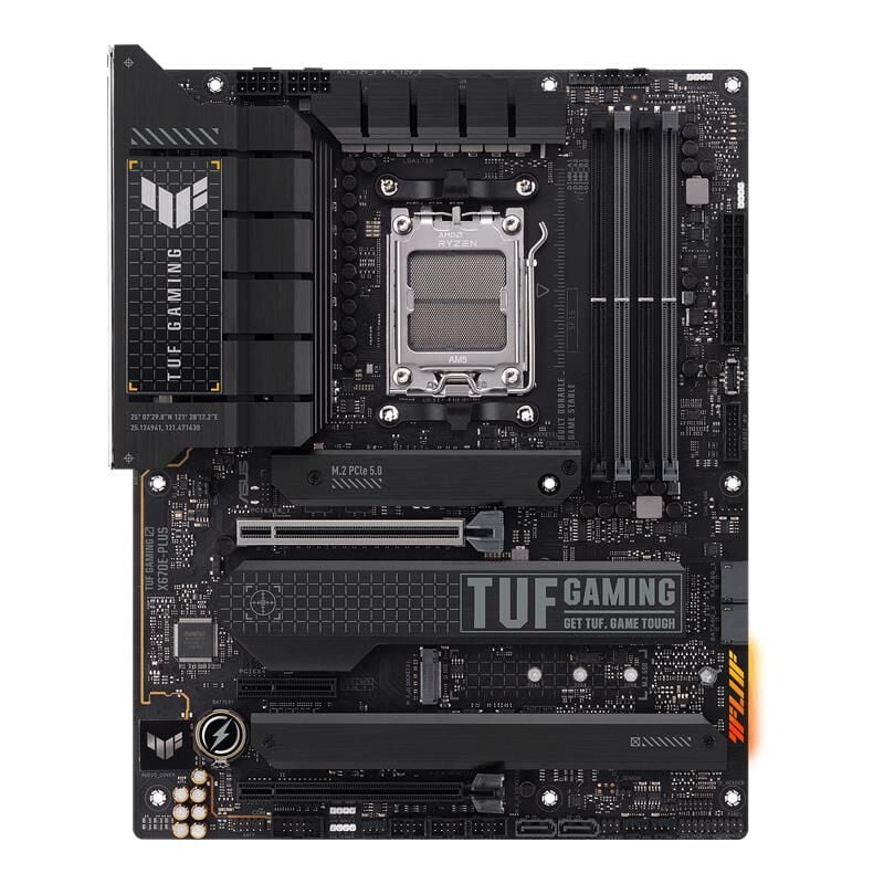 ASUS TUF GAMING X670E-PLUS DDR5 6400MHZ 1XHDMI 1XDP 4XM.2 USB 3.2 ATX AM5 (AMD AM5 9000/8000/7000 SERİLERİ İLE UYUMLU)