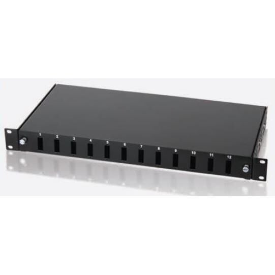 URANIUM PPR12PSCDX 12 PORT F/O SC DX RAL9005 PATCH PANEL(10F-SB1U12PSCDX-REA)