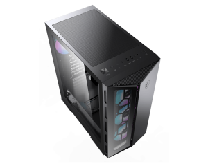 MSI MPG GUNGNIR 110R TEMPERLI CAM 1X120MM 3XARGB FAN PSU YOK GAMING SİYAH KASA