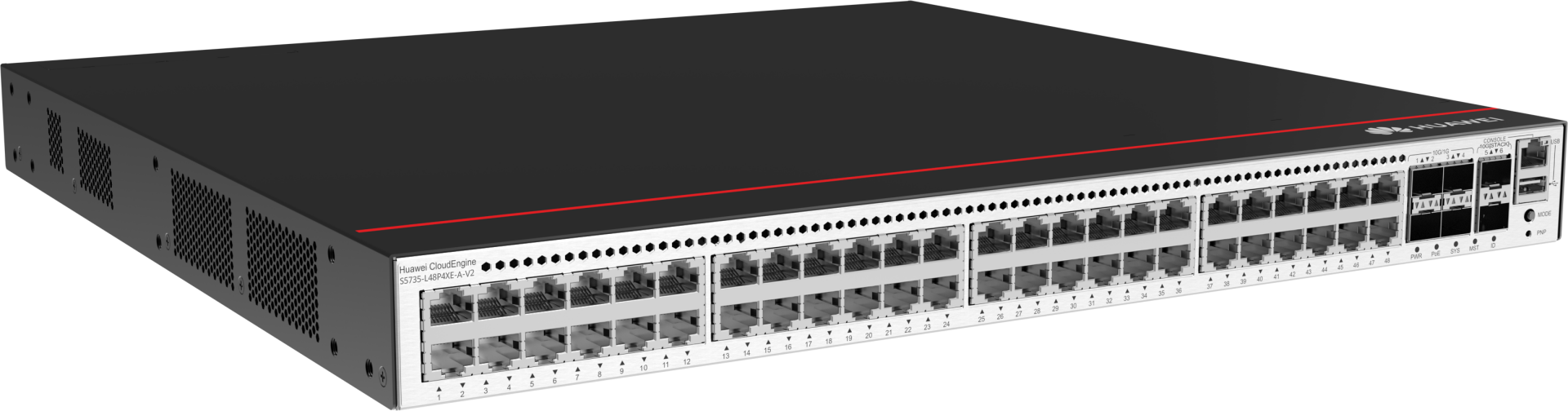 HUAWEI S5735-L48T4XE-A-V2 10/100/1000Base-T 48 port 4 x 10 GE SFP+ port 2 x12GE stack port switch