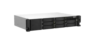 QNAP TS-873AeU-RP-4G | 2U Rackmount NAS, AMD Ryzen, Redundant PSU, 4GB DDR4 RAM
