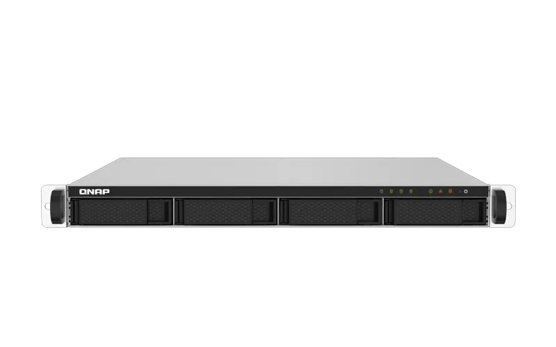 QNAP TS-432PXU-RP-2G | 4-Bay Rackmount NAS, 2GB RAM, 10GbE + 2.5GbE, Redundant PSU