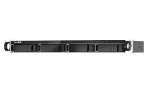QNAP TS-435XeU-4G | 4-Bay Short-Depth 1U NAS, 10GbE + 2.5GbE, ARM Cortex-A57, QTS 5