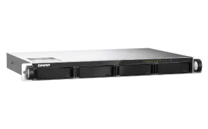 QNAP TS-435XeU-4G | 4-Bay Short-Depth 1U NAS, 10GbE + 2.5GbE, ARM Cortex-A57, QTS 5