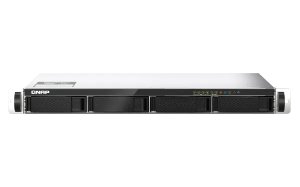 QNAP TS-435XeU-4G | 4-Bay Short-Depth 1U NAS, 10GbE + 2.5GbE, ARM Cortex-A57, QTS 5
