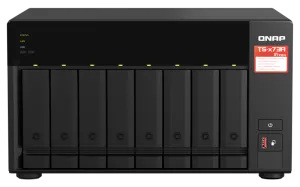QNAP TS-873A-8G | 8-Bay Tower NAS, AMD Ryzen, 2.5GbE, PCIe Genişletme, 8GB DDR4