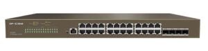 IP-COM G5328F 24 PORT GIGABIT + 4X1GB SFP UPLINK L3 YÖNETİLEBİLİR RACKMOUNT SWITCH