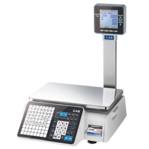 CAS CL3000 30KG 202DPI DİREKT TERMAL ETHERNET LCD EKRAN BOYUNLU BARKODLU TERAZİ