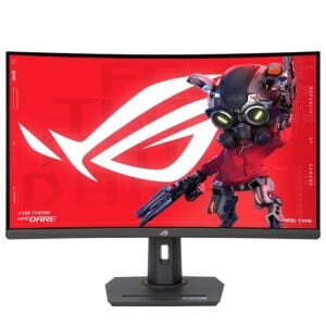 31.5 ASUS ROG STRIX XG32WCS 1MS 180MHZ 1XHDMI 1XDP 1XUSB TYPE-C QHD 2560X1440 YÜKSEKLİK AYARI CURVED PİVOT VESA SİYAH