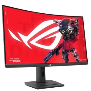 31.5 ASUS ROG STRIX XG32WCS 1MS 180MHZ 1XHDMI 1XDP 1XUSB TYPE-C QHD 2560X1440 YÜKSEKLİK AYARI CURVED PİVOT VESA SİYAH