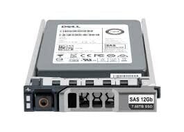 DELL POWERVAULT 7.68TB SSD up to 24Gbps SAS ISE RI 512e 2.5in Hot-Plug
