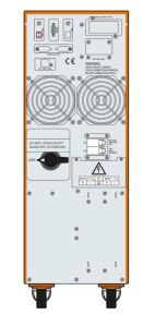 MAKELSAN POWERPACK SE 6KVA 1F/1F (16X9AH) PF;0,9 5/10DK ONLINE UPS