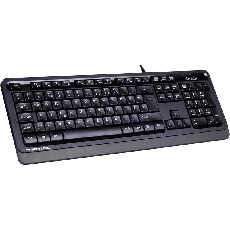 A4 TECH FK10 F TR MM GRİ/SİYAH USB KABLOLU KLAVYE