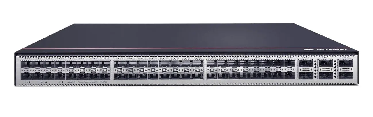 Huawei CloudEngine CE6881-48S6CQ-B 48× 10G SFP+ + 6× 100G QSFP28, 2× AC Güç Modülü, 4× Fan, CloudFabric Foundation Lisanslı Omurga Switch