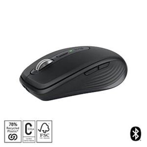 LOGITECH MX ANYWHERE 3S KOMPAKT OPTİK SENSÖRLÜ SESSİZ BLUETOOTH KABLOSUZ MOUSE SİYAH 910-006929