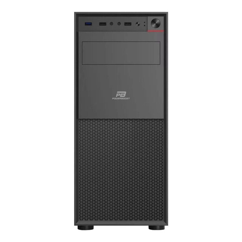 POWERBOOST PB-A400B 400W 1*12CM FAN USB3.0 ATX SİYAH KASA