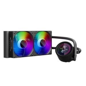 1ST PLAYER THUNDERSTORM TS4 240MM SİYAH ARGB DİJİTAL SICAKLIK GÖSTERGELİ AM5, AM4 / LGA 1851, 1700 İŞLEMCİ SIVI SOĞUTUCU